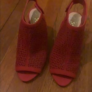 Vince Camuto Red Cork Heel